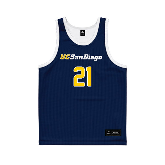 UCSD - NCAA Women's Basketball : Nicki Polocheck - Basketball Jersey-0