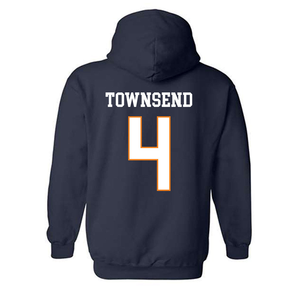 UT Martin - NCAA Baseball : Arderrius Townsend - Classic Fashion Shersey Hooded Sweatshirt-1