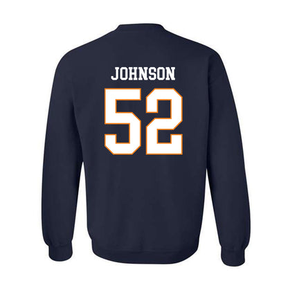 UT Martin - NCAA Football : Xavier Johnson - Classic Fashion Shersey Crewneck Sweatshirt-1