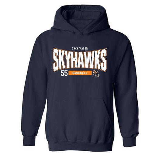 UT Martin - NCAA Baseball : Zach Wager - Hooded Sweatshirt Classic Fashion Shersey