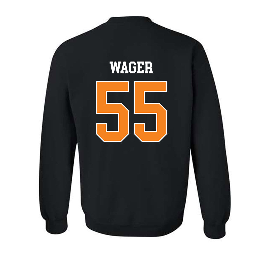 UT Martin - NCAA Baseball : Zachary Wager - Classic Fashion Shersey Crewneck Sweatshirt-1