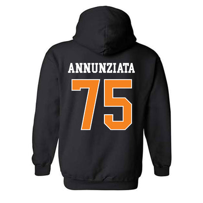 UT Martin - NCAA Football : Khaleel Annunziata - Classic Fashion Shersey Hooded Sweatshirt-1