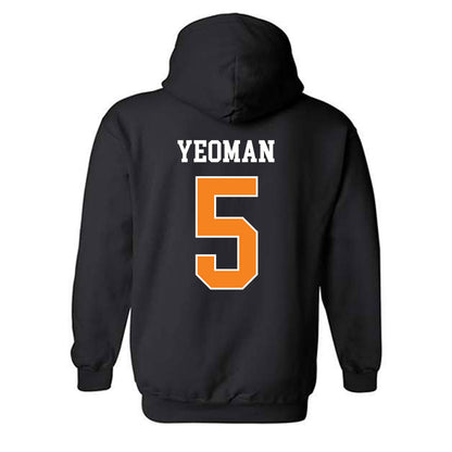 UT Martin - NCAA Football : Corey Yeoman - Classic Fashion Shersey Hooded Sweatshirt-1