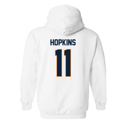 UT Martin - NCAA Men's Basketball : AJ Hopkins - Classic Fashion Shersey Hooded Sweatshirt-1