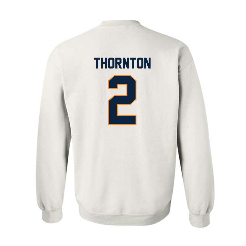 UT Martin - NCAA Baseball : Quincy Thornton - Classic Fashion Shersey Crewneck Sweatshirt-1
