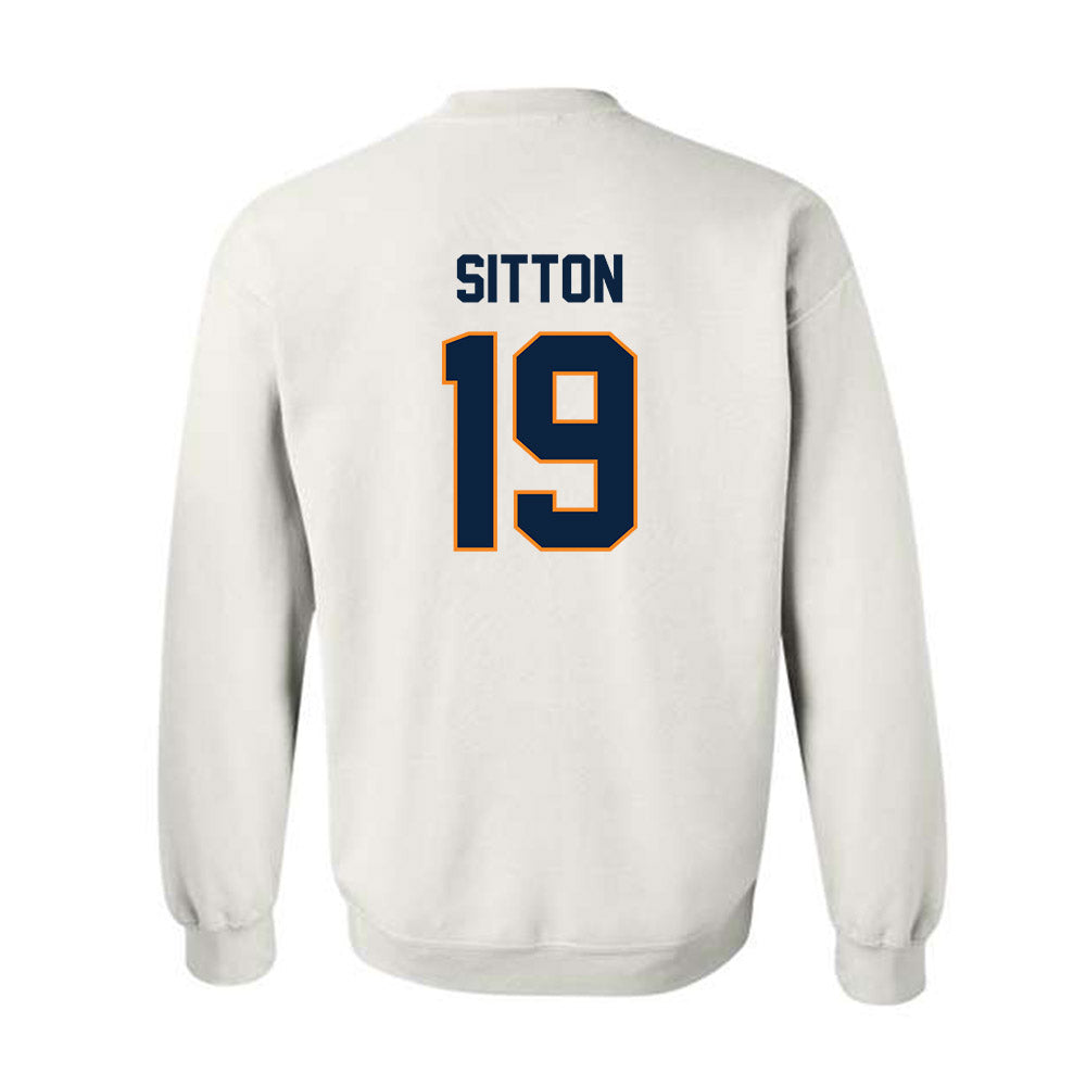 UT Martin - NCAA Baseball : Jacob Sitton - Classic Fashion Shersey Crewneck Sweatshirt-1