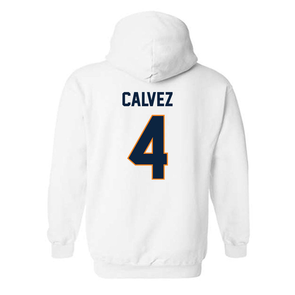 UT Martin - NCAA Football : Julian Calvez - Classic Fashion Shersey Hooded Sweatshirt-1