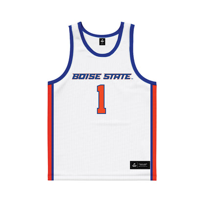 Boise State - NCAA Men's Basketball : Aginaldo Neto - White Basketball Jersey-0