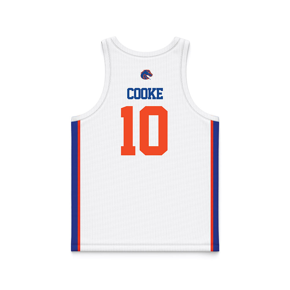 Boise State - NCAA Women's Basketball : Madeline Cooke - White Basketball Jersey