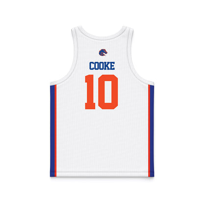 Boise State - NCAA Women's Basketball : Madeline Cooke - White Basketball Jersey