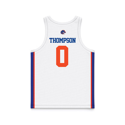 Boise State - NCAA Women's Basketball : Tatum Thompson - White Basketball Jersey-1