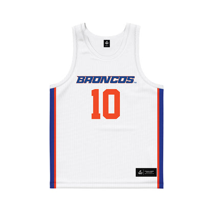 Boise State - NCAA Women's Basketball : Madeline Cooke - White Basketball Jersey