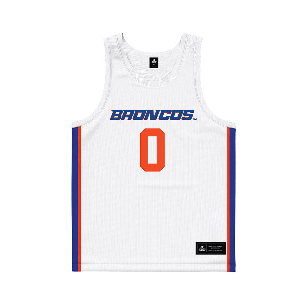 Boise State - NCAA Women's Basketball : Tatum Thompson - White Basketball Jersey-0