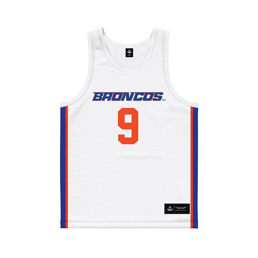 Boise State - NCAA Women's Basketball : Libby Hutton - White Basketball Jersey