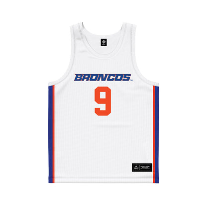 Boise State - NCAA Women's Basketball : Libby Hutton - White Basketball Jersey