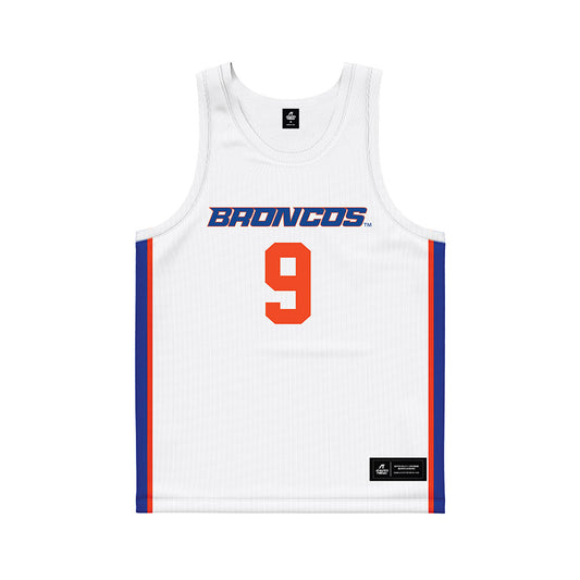 Boise State - NCAA Women's Basketball : Libby Hutton - White Basketball Jersey