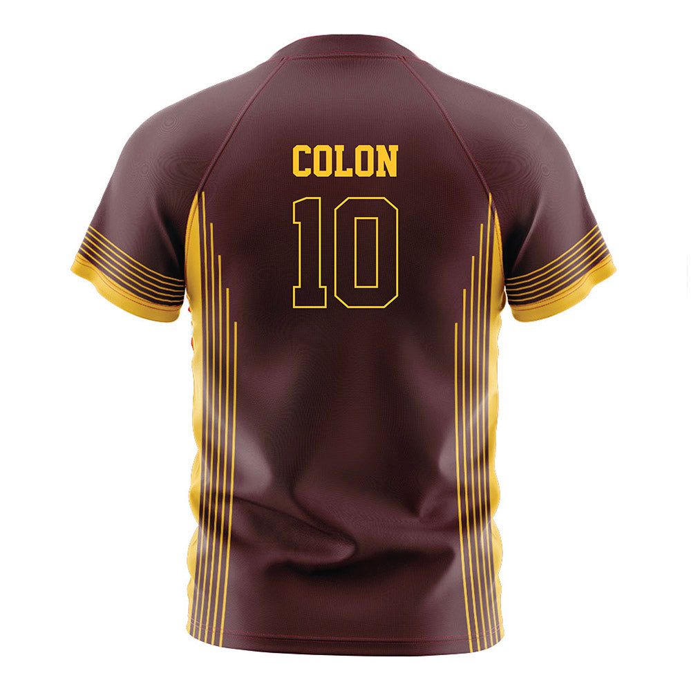 Arizona State - NCAA Women's Soccer : Enasia Colon - Maroon Soccer Jersey