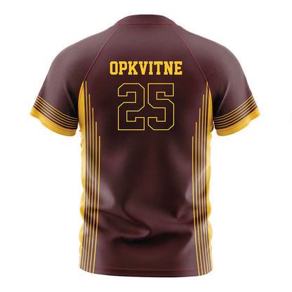 Arizona State - NCAA Women's Soccer : Ella Opkvitne - Maroon Soccer Jersey