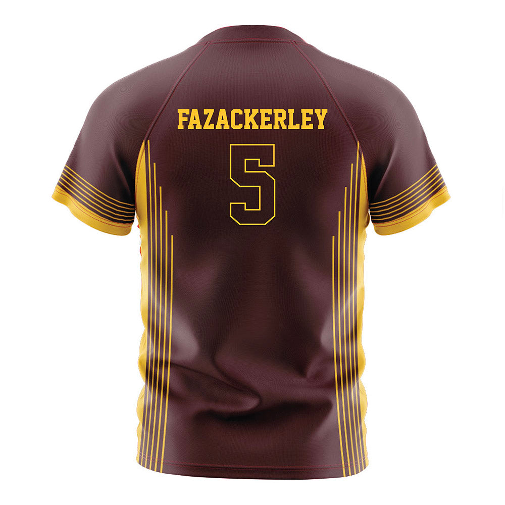 Arizona State - NCAA Women's Soccer : Lucy Fazackerley - Maroon Soccer Jersey-1
