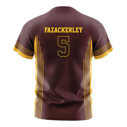 Arizona State - NCAA Women's Soccer : Lucy Fazackerley - Maroon Soccer Jersey-1