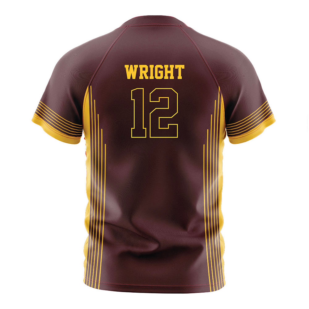 Arizona State - NCAA Women's Soccer : Ava Wright - Maroon Soccer Jersey