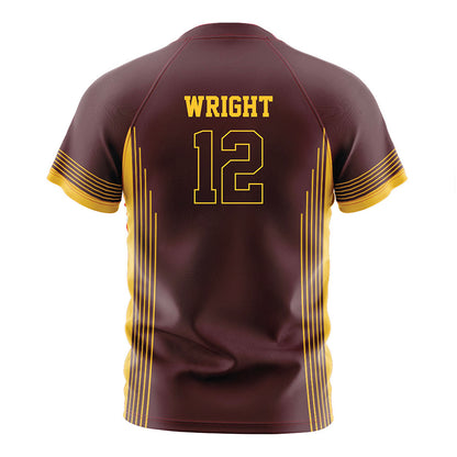 Arizona State - NCAA Women's Soccer : Ava Wright - Maroon Soccer Jersey