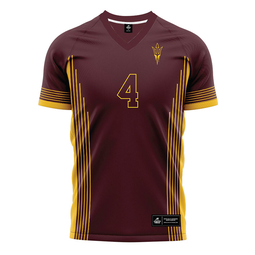 Arizona State - NCAA Women's Soccer : Grace Gillard - Maroon Soccer Jersey