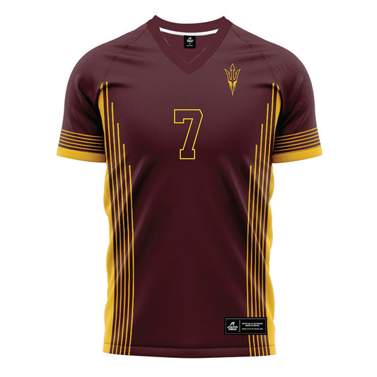 Arizona State - NCAA Women's Soccer : Tatum Thomason - Maroon Soccer Jersey-0