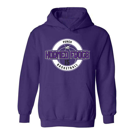 TCU - NCAA Men's Basketball : David Punch - Classic Fashion Shersey Hooded Sweatshirt