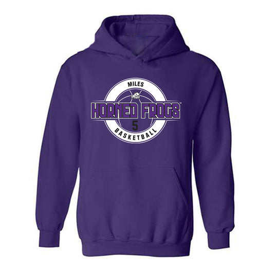 TCU - NCAA Women's Basketball : Olivia Miles - Classic Fashion Shersey Hooded Sweatshirt-0
