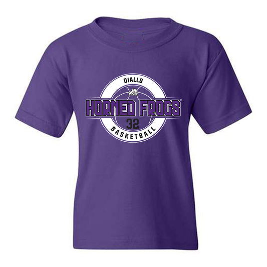 TCU - NCAA Men's Basketball : Malick Diallo - Classic Fashion Shersey Youth T-Shirt