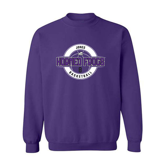 TCU - NCAA Men's Basketball : Robert Jones - Classic Fashion Shersey Crewneck Sweatshirt-0