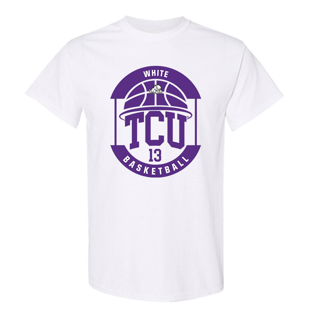 TCU - NCAA Men's Basketball : Trazarien White - Classic Fashion Shersey T-Shirt