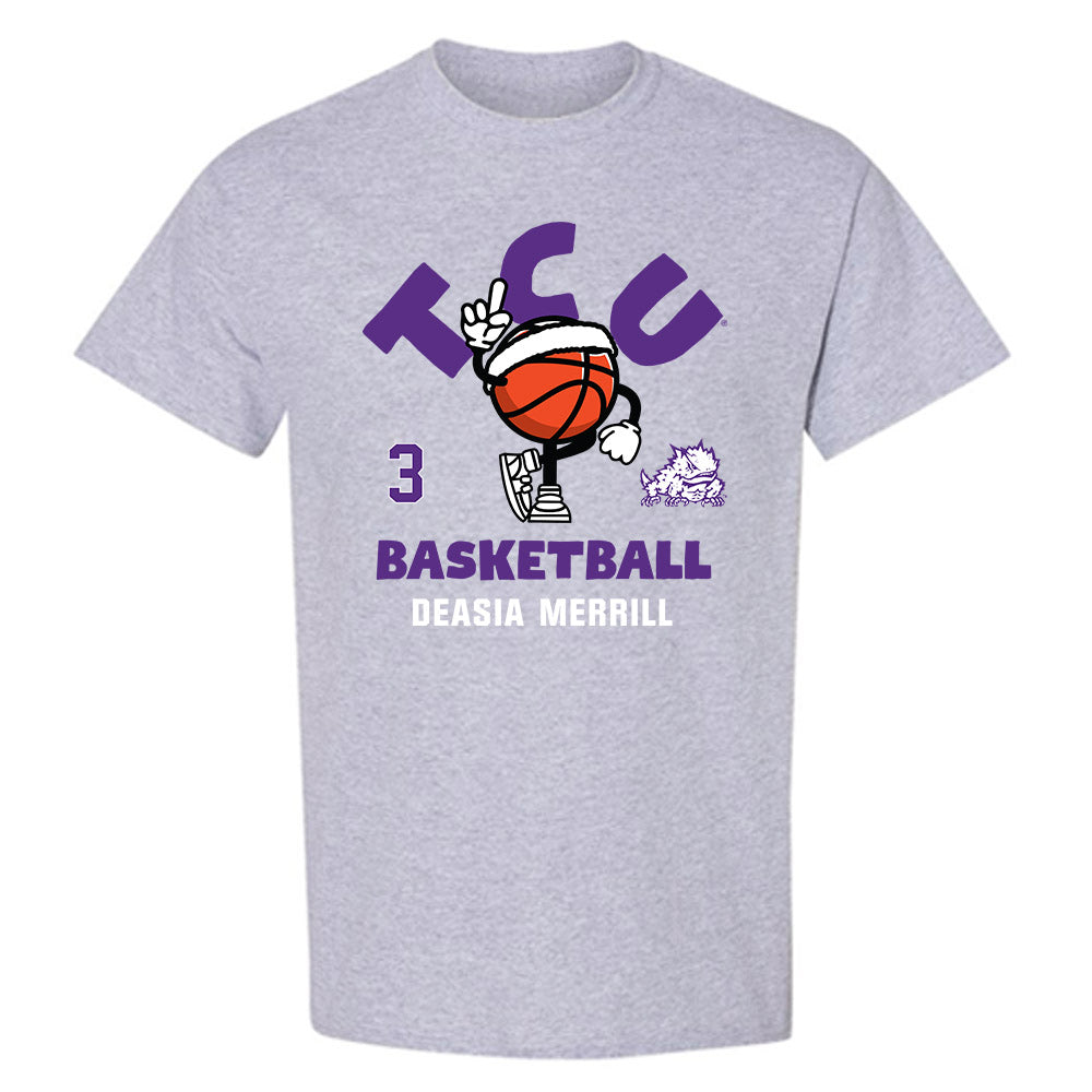 TCU - NCAA Women's Basketball : Deasia Merrill - Fashion Shersey T-Shirt