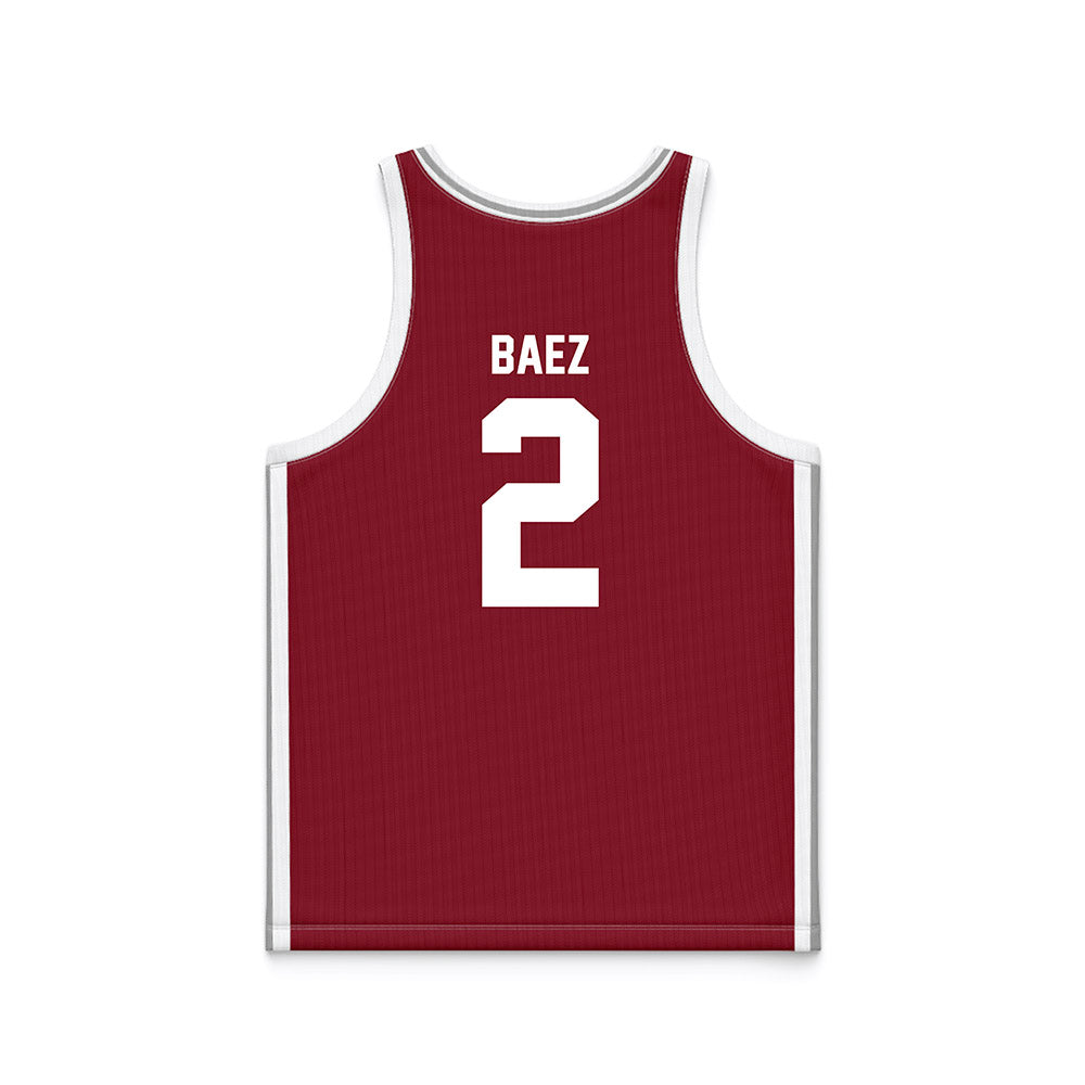 Troy - NCAA Women's Basketball : Ashley Baez - Cardinal Red Basketball Jersey-1
