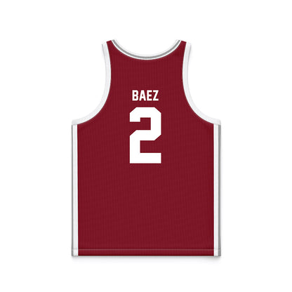 Troy - NCAA Women's Basketball : Ashley Baez - Cardinal Red Basketball Jersey-1