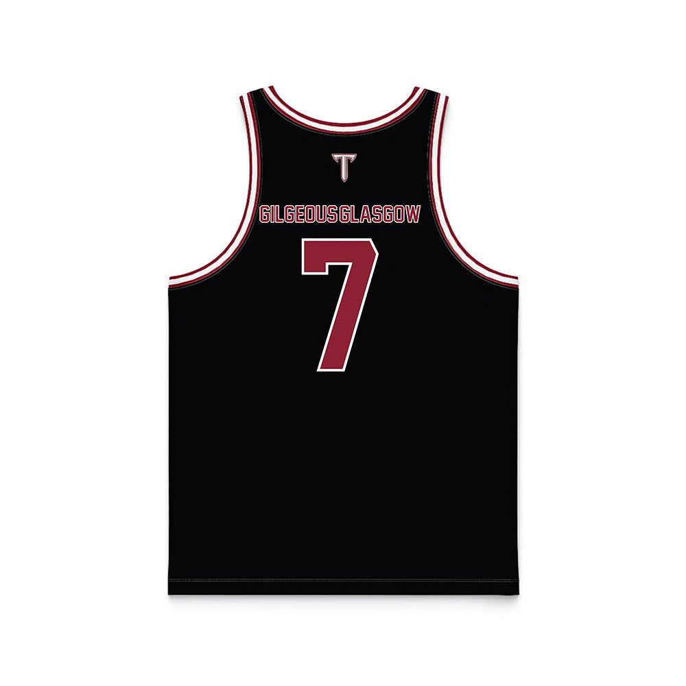 Troy - NCAA Men's Basketball : Javier Gilgeous-Glasgow - Black Basketball Jersey-1