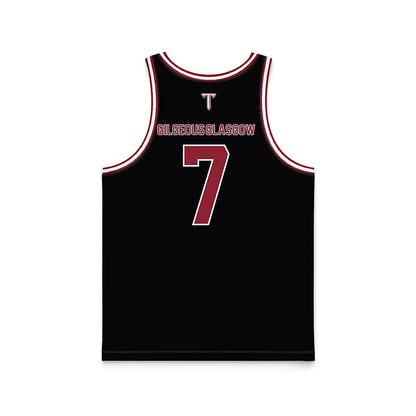 Troy - NCAA Men's Basketball : Javier Gilgeous-Glasgow - Black Basketball Jersey-1
