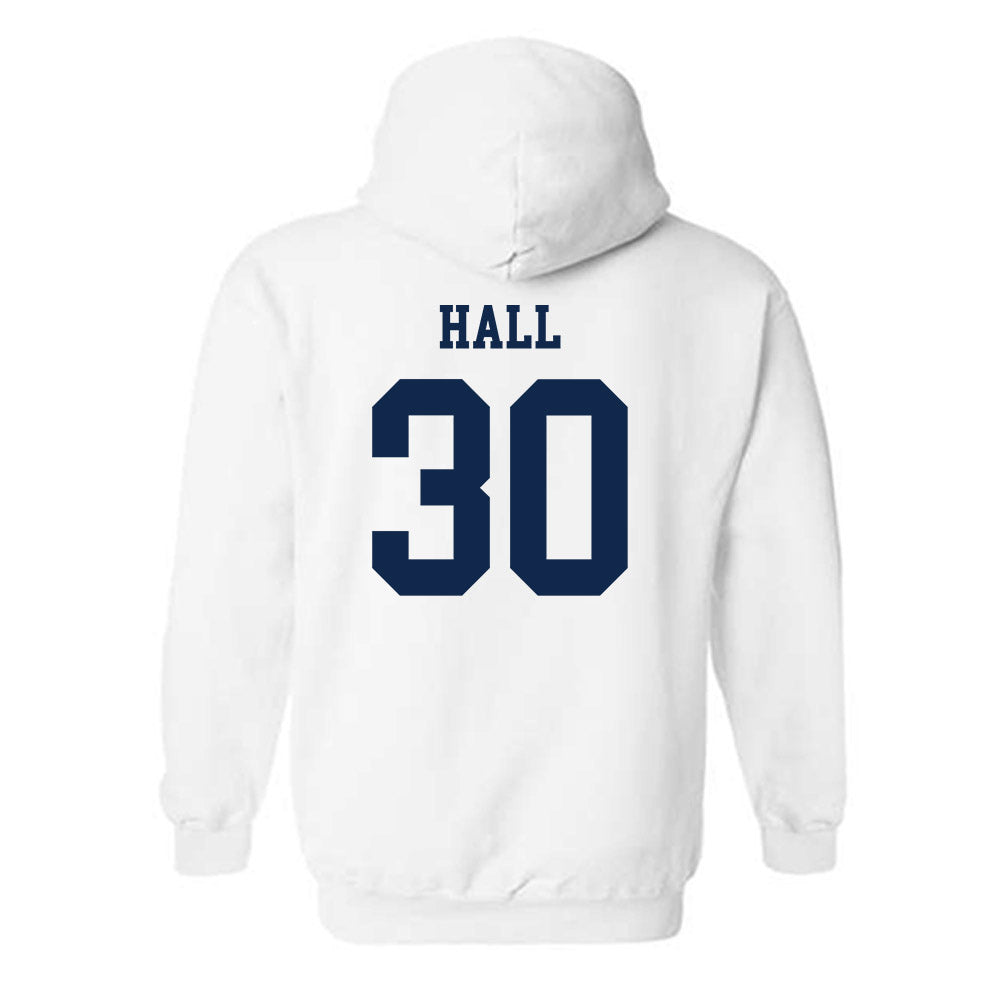 Virginia - NCAA Men's Basketball : Dallin Hall - Classic Shersey Hooded Sweatshirt-1