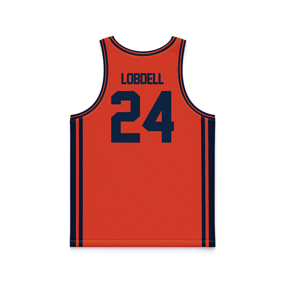 Syracuse - NCAA Men's Basketball : Noah Lobdell - Orange Basketball Jersey