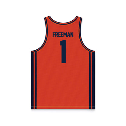 Syracuse - NCAA Men's Basketball : Donavan Freeman - Orange Basketball Jersey-1