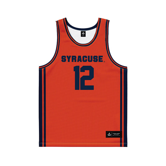 Syracuse - NCAA Men's Basketball : Anthony Clayton - Orange Basketball Jersey