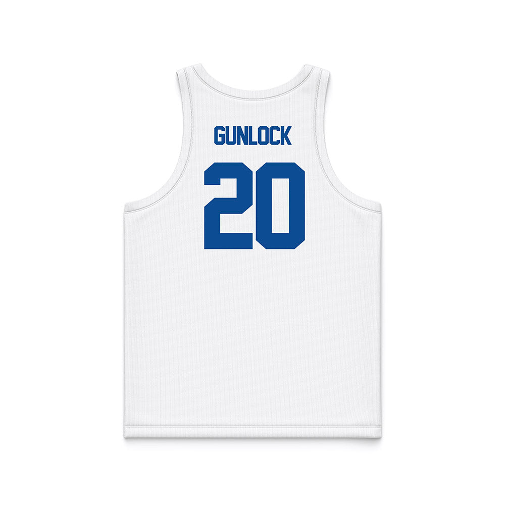 BYU - NCAA Women's Basketball : Braeden Gunlock - White Basketball Jersey-1