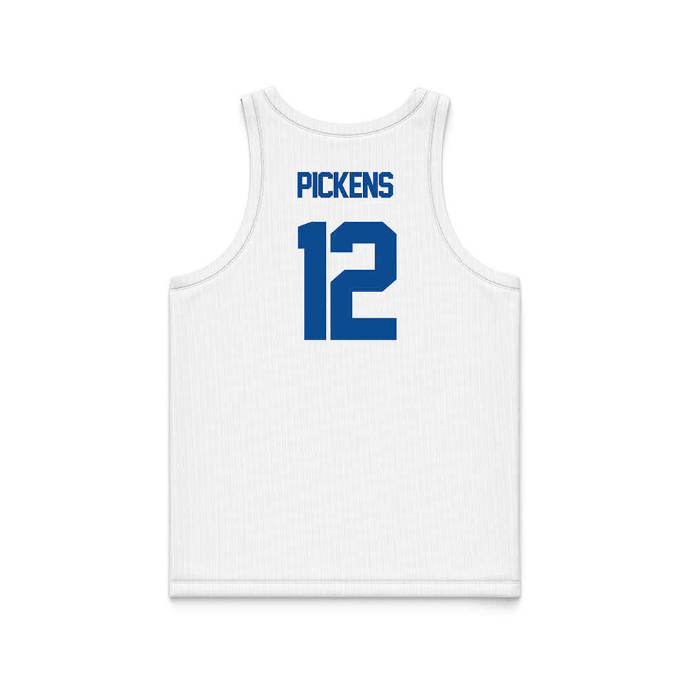 BYU - NCAA Men's Basketball : Nate Pickens - White Basketball Jersey-1