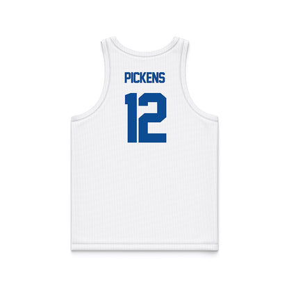 BYU - NCAA Men's Basketball : Nate Pickens - White Basketball Jersey-1