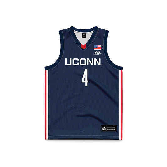 UConn - NCAA Women's Basketball : Quinonez Blanca - Basketball Jersey-0
