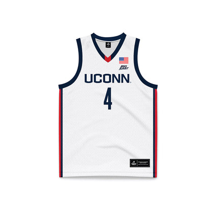 UConn - NCAA Women's Basketball : Quinonez Blanca - Basketball Jersey-0