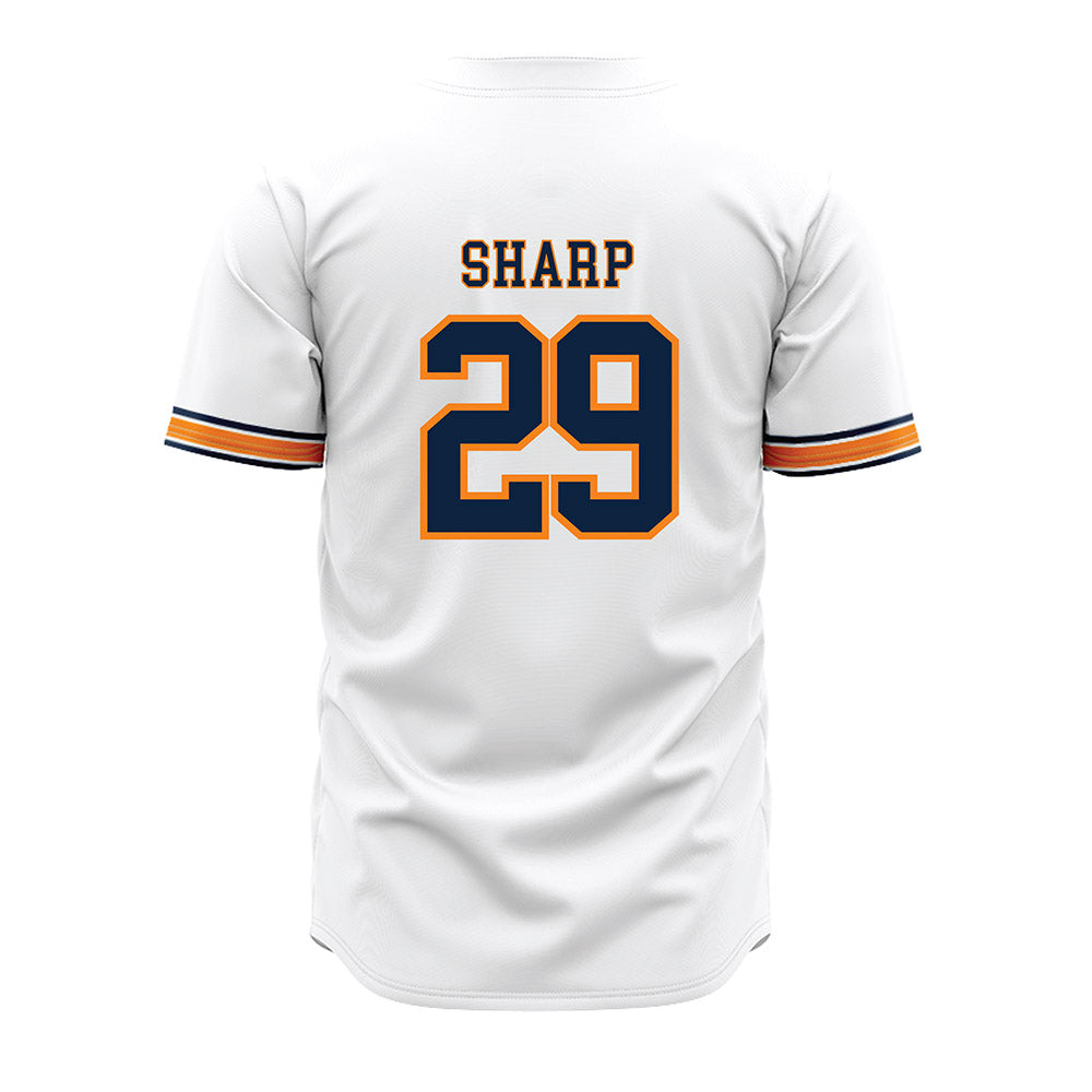 UT Martin - NCAA Baseball : Cason Sharp - White Jersey-1