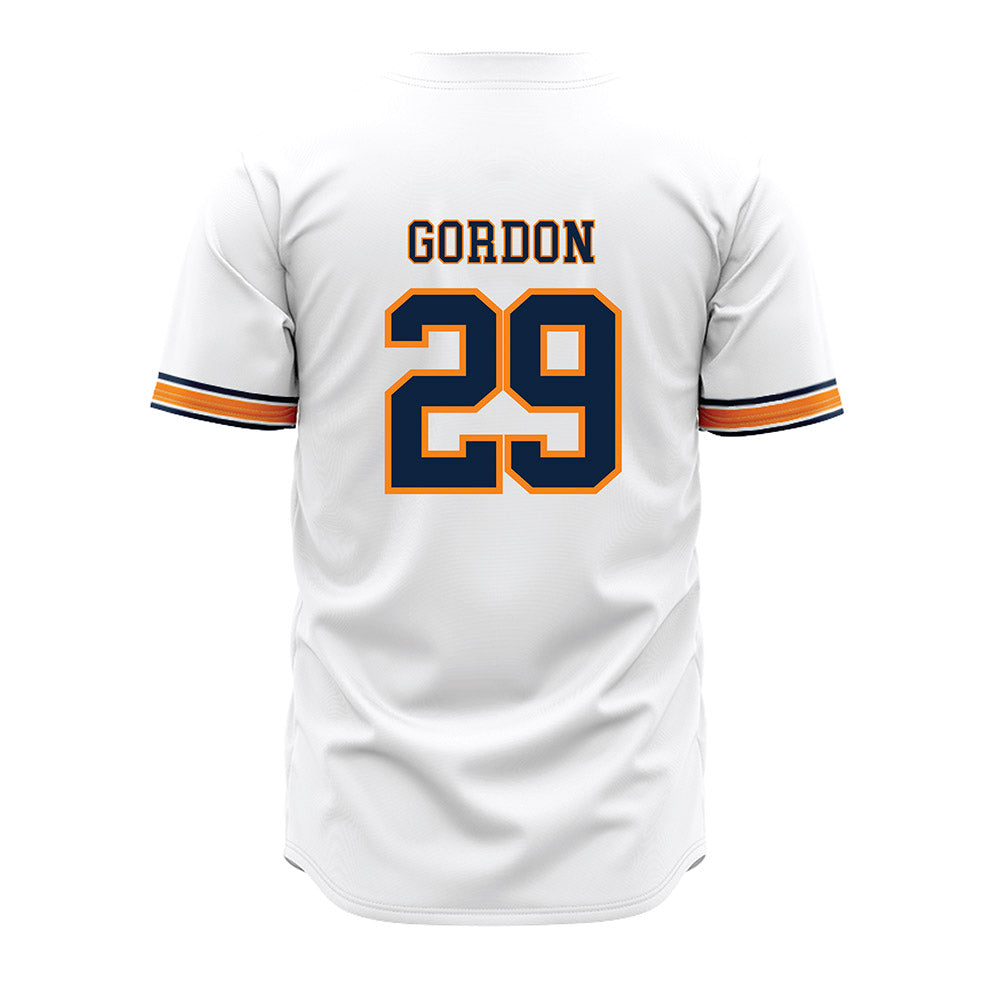 UT Martin - NCAA Baseball : Adam Gordon - White Jersey-1