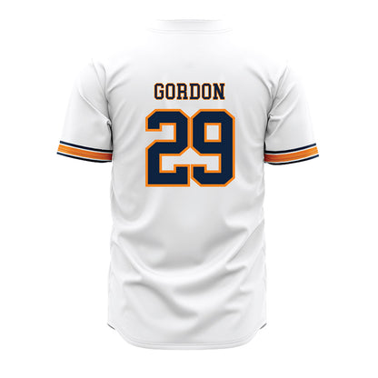 UT Martin - NCAA Baseball : Adam Gordon - White Jersey-1